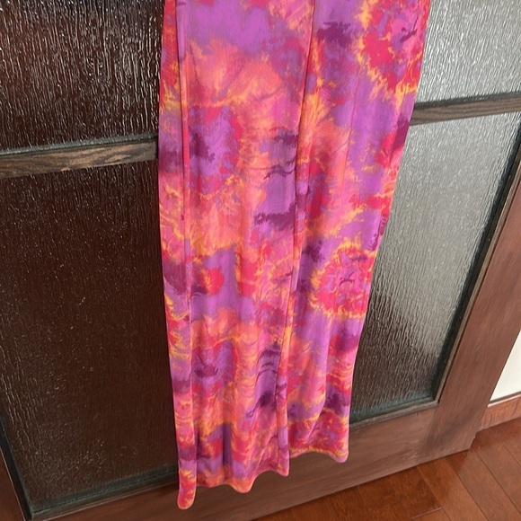 Ronny Kobo Tie Dye Mesh Maxi Dress size medium - Picture 13 of 16